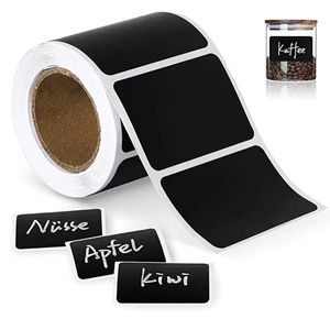x120 Writable Black Labels Stickers Shipping Supplies